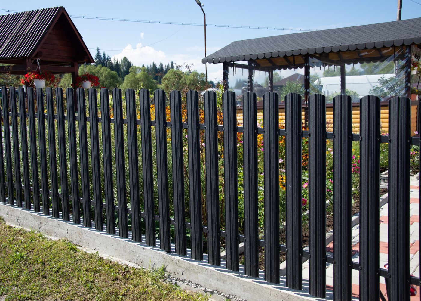 גדר אלומיניום לגינה