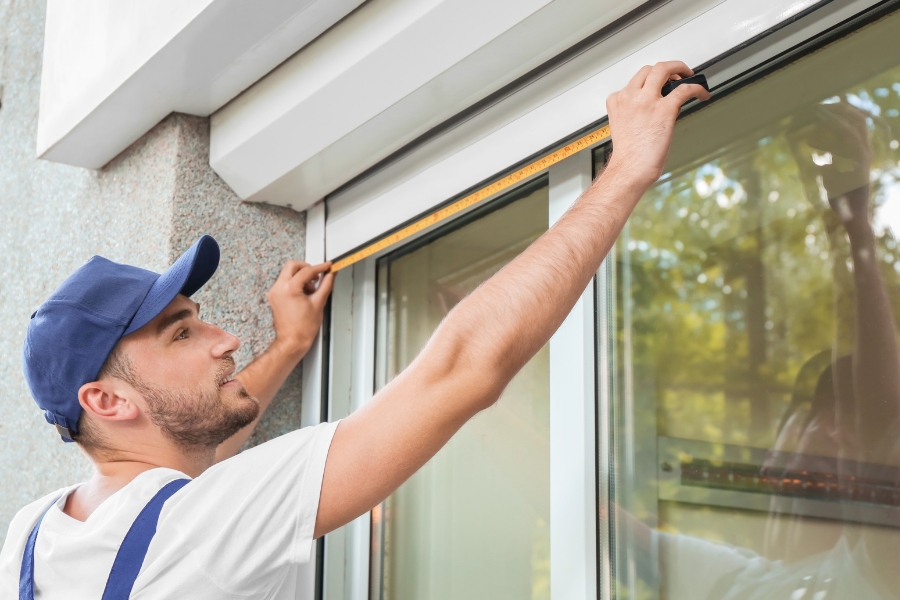 מתקין תריסים.